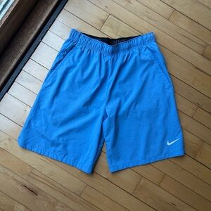 Nike Men's Vibrant Blue Athletic Shorts